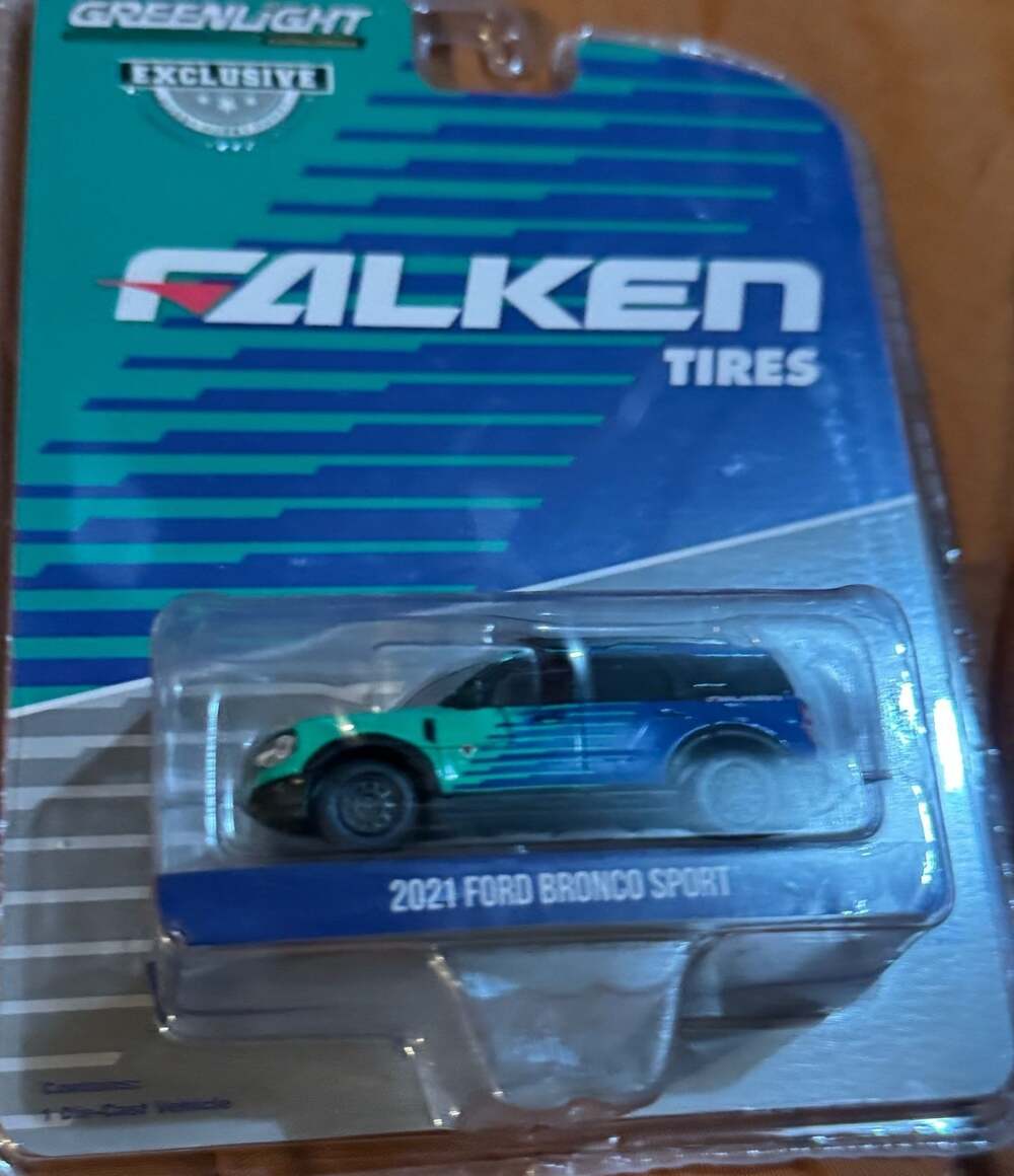 Greenlight 1:64 Falken Tires 2021 Ford Bronco Sport Die-Cast Vehicle